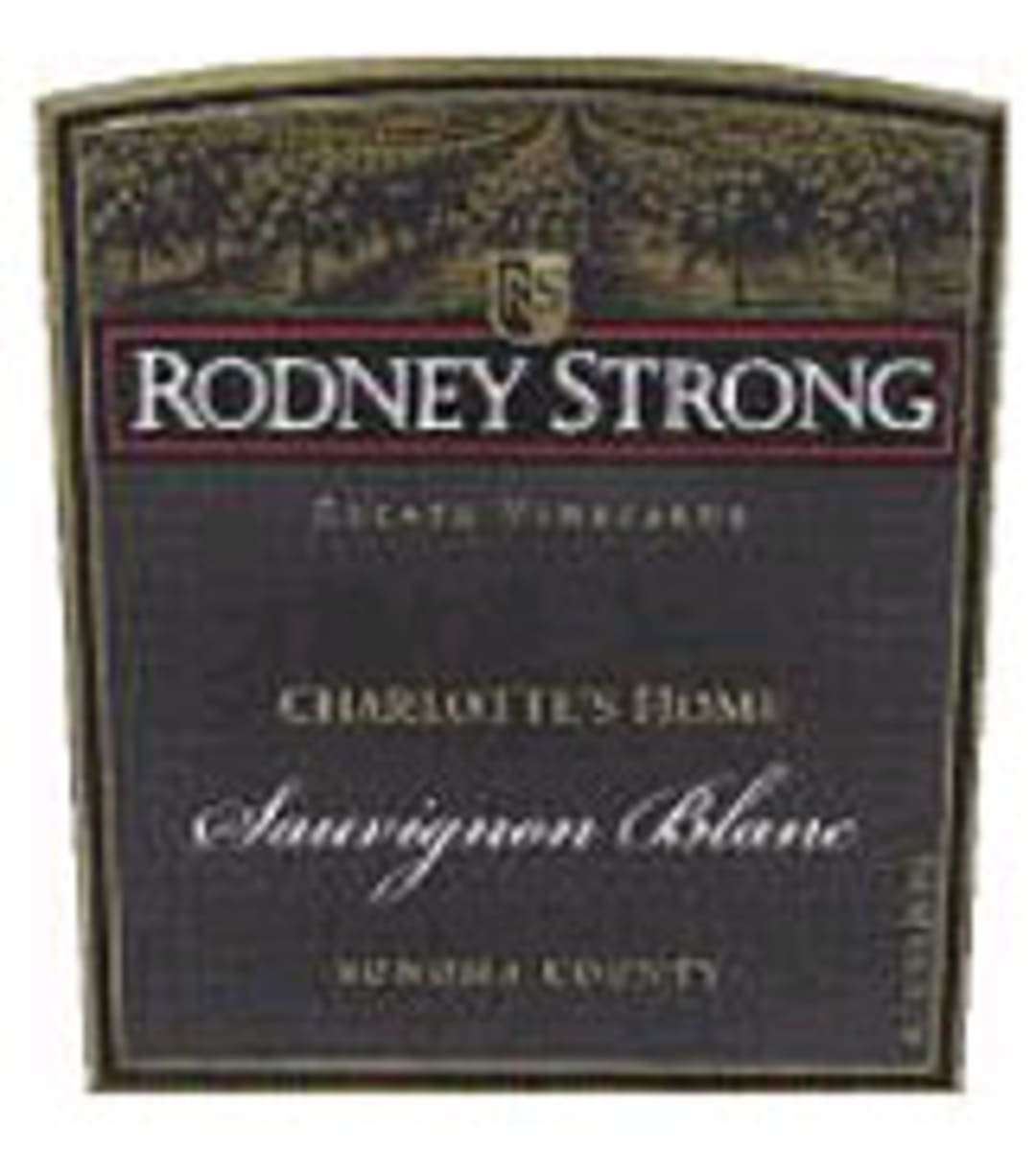 Rodney Strong Charlotte's Home Sauvignon Blanc 2004 Front Label