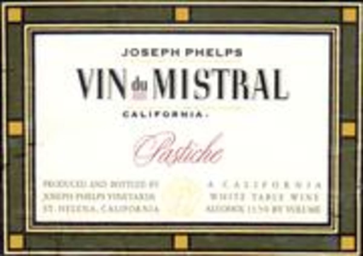 Joseph Phelps Pastiche White 1997 Front Label