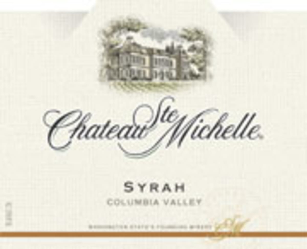 Chateau Ste. Michelle Columbia Valley Syrah 2002 Front Label