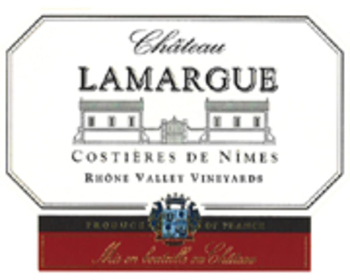 Chateau Lamargue Costieres de Nimes Rouge 2003 Front Label