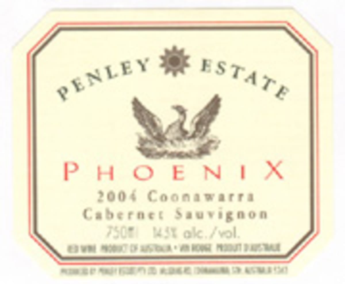 Penley Phoenix Cabernet Sauvignon 2004 Front Label