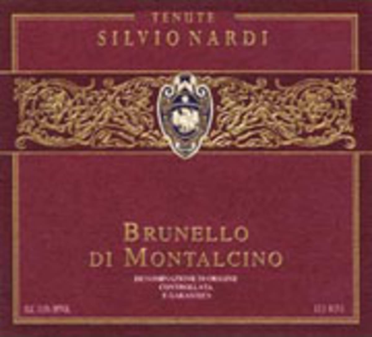 Tenute Silvio Nardi Brunello di Montalcino 2000 Front Label