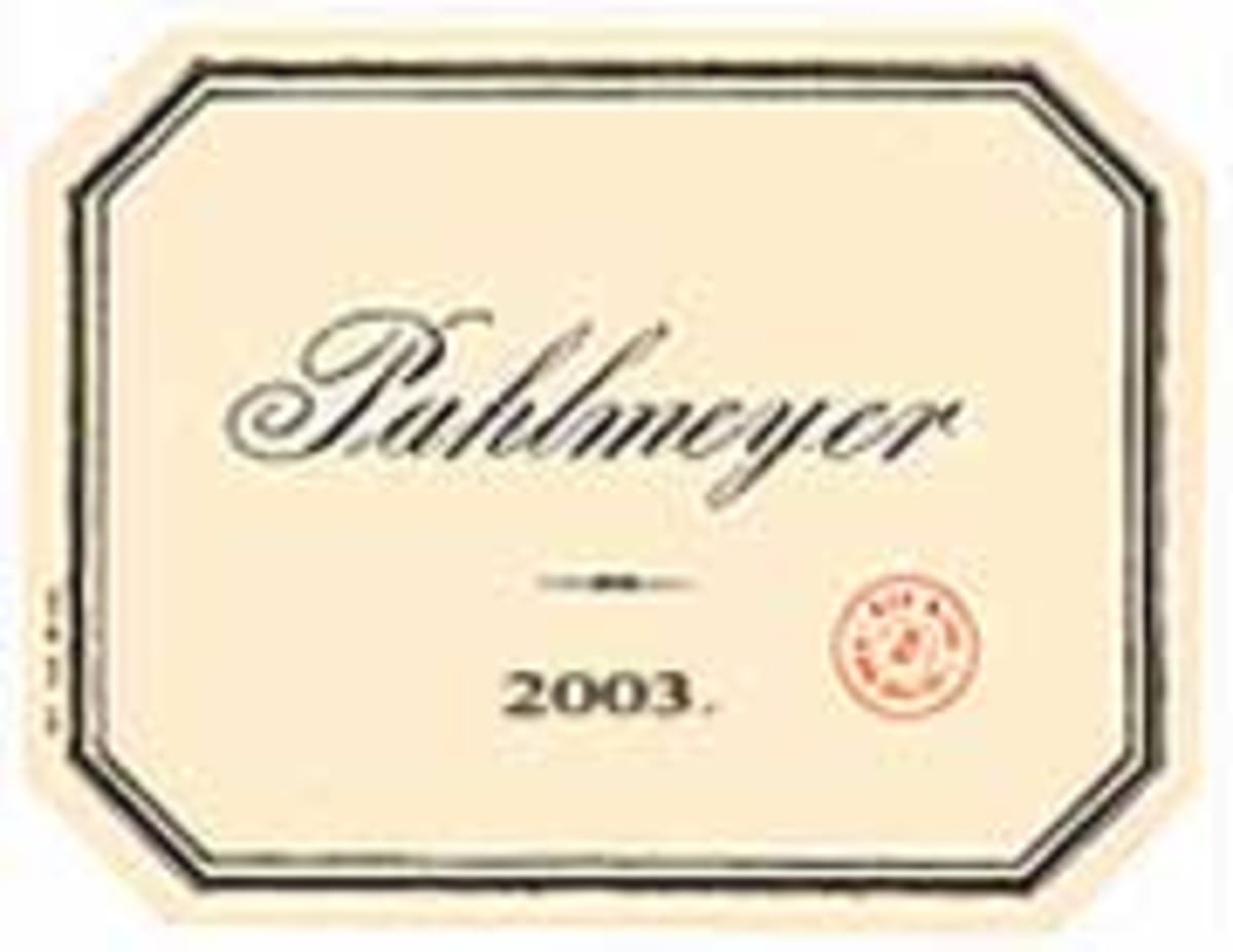 Pahlmeyer Napa Valley Proprietary Red 2003 Front Label