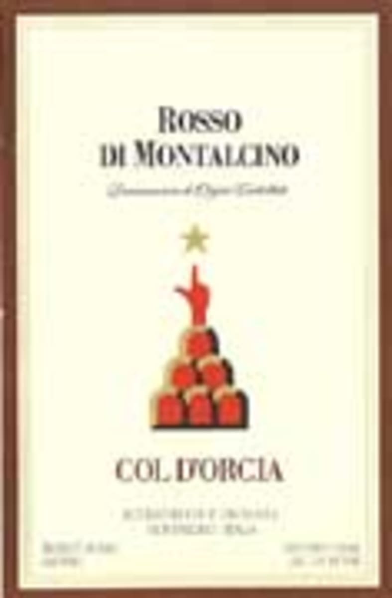 Col d'Orcia Rosso di Montalcino 2005 Front Label