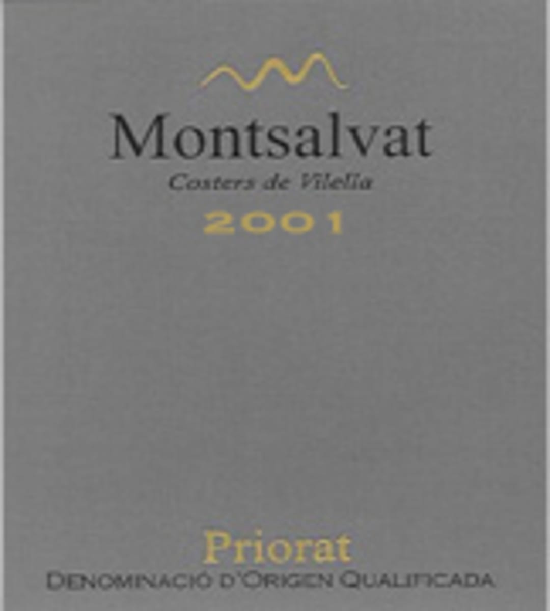 Francesc Sanchez Bas Montsalvat 2001 Front Label