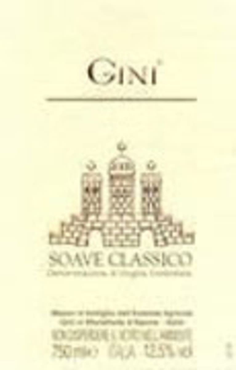 Gini Classico Superiore Soave 2006 Front Label