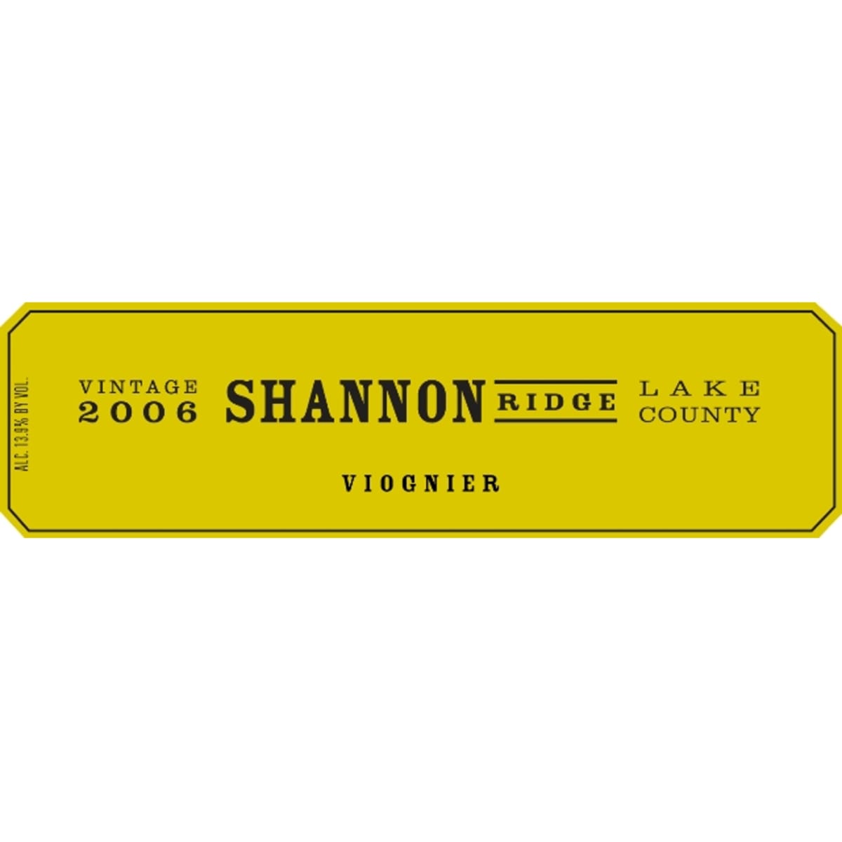 Shannon Ridge Viognier 2006 Front Label