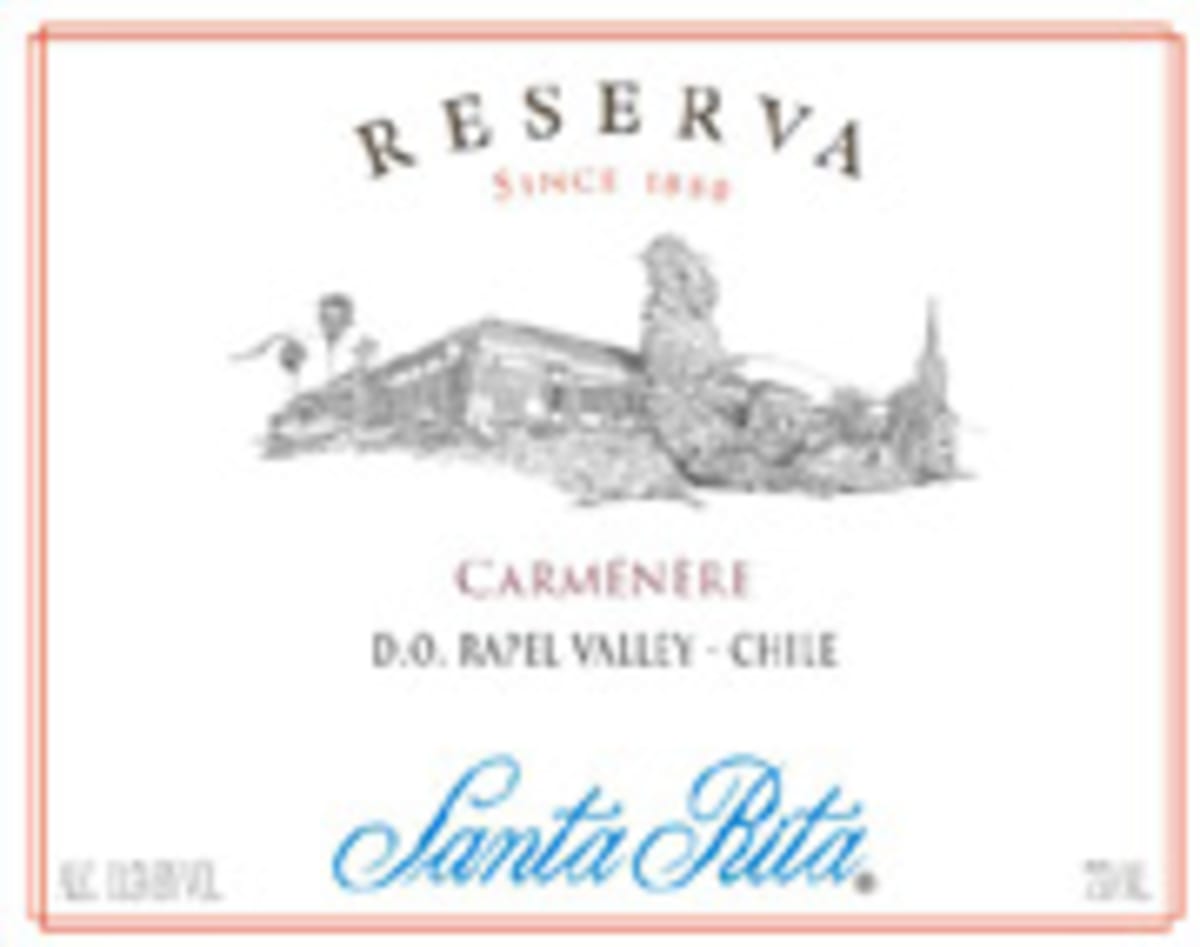 Santa Rita Reserva Carmenere 2006 Front Label