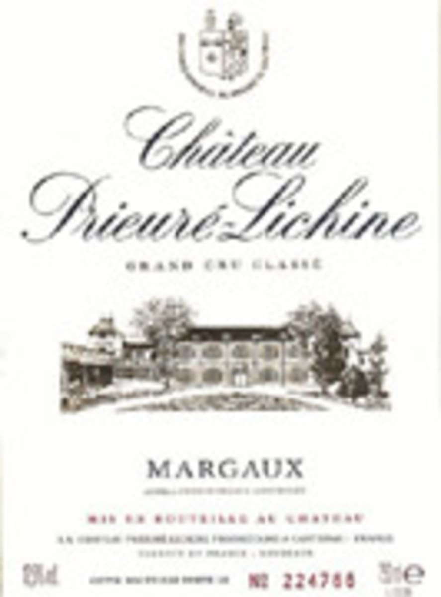 Chateau Prieure-Lichine  2002 Front Label