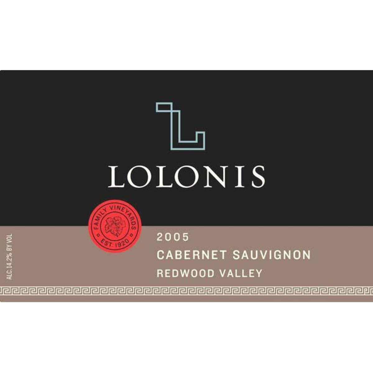 Lolonis Cabernet Sauvignon 2005 Front Label