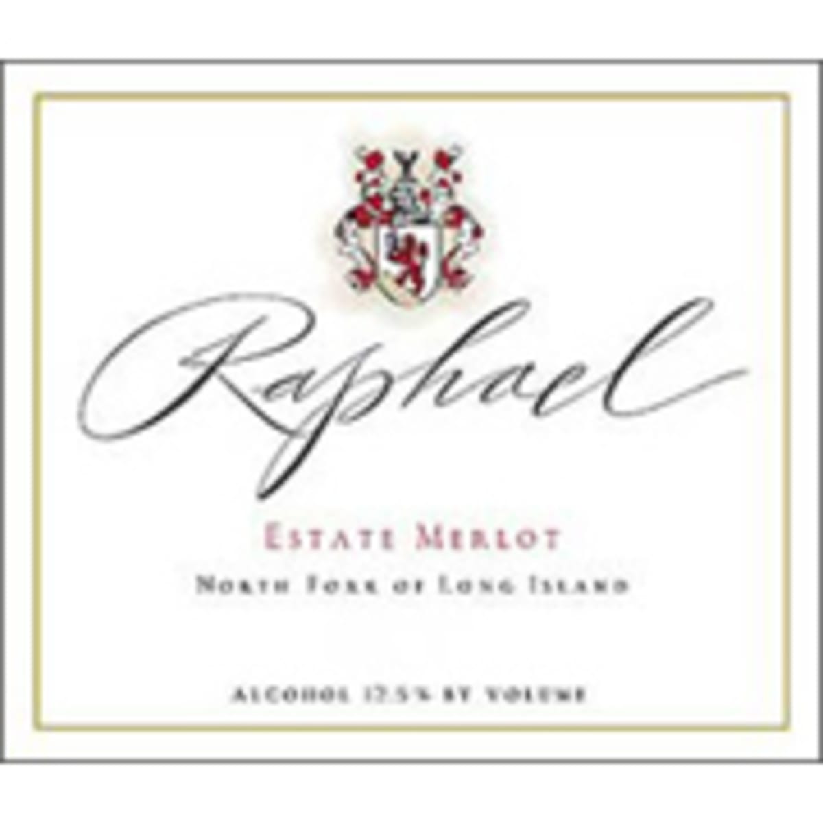 Raphael Merlot 2004 Front Label