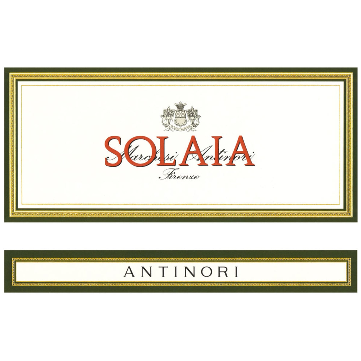 Antinori Solaia 1996 Front Label
