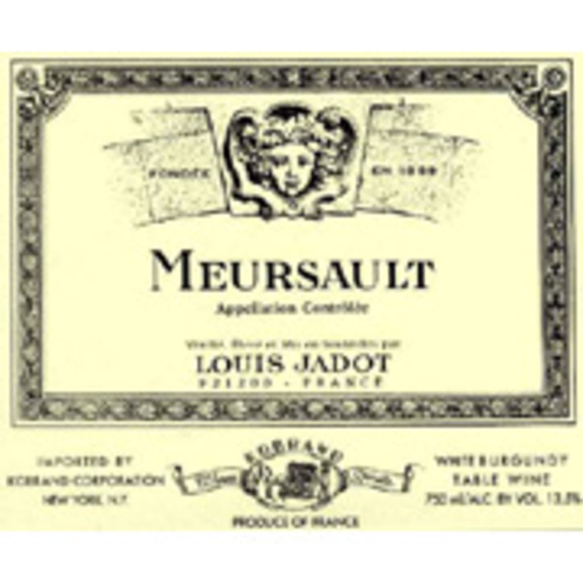 Louis Jadot Meursault 2005 Front Label