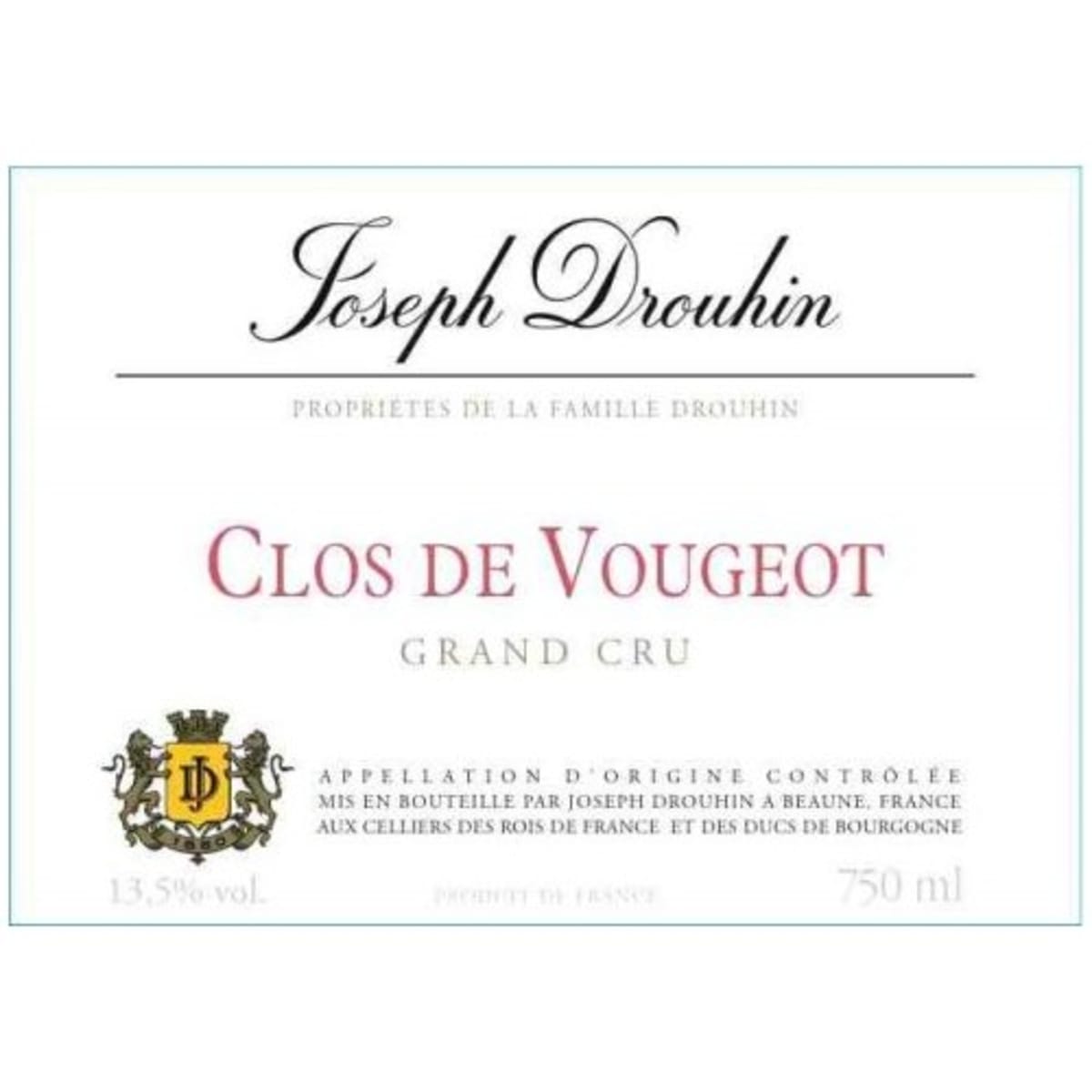 Joseph Drouhin Clos de Vougeot 2006 Front Label