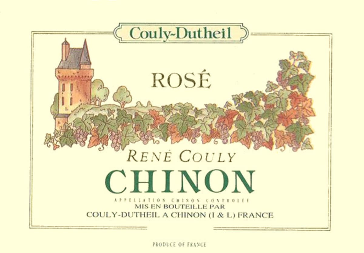 Couly-Dutheil Rene Couly Chinon Rose 2014 Front Label