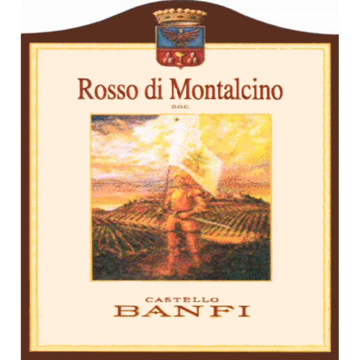 Banfi Rosso di Montalcino 2007 Front Label