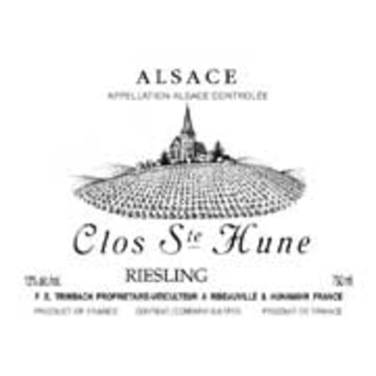 Trimbach Clos Ste. Hune 2003 Front Label