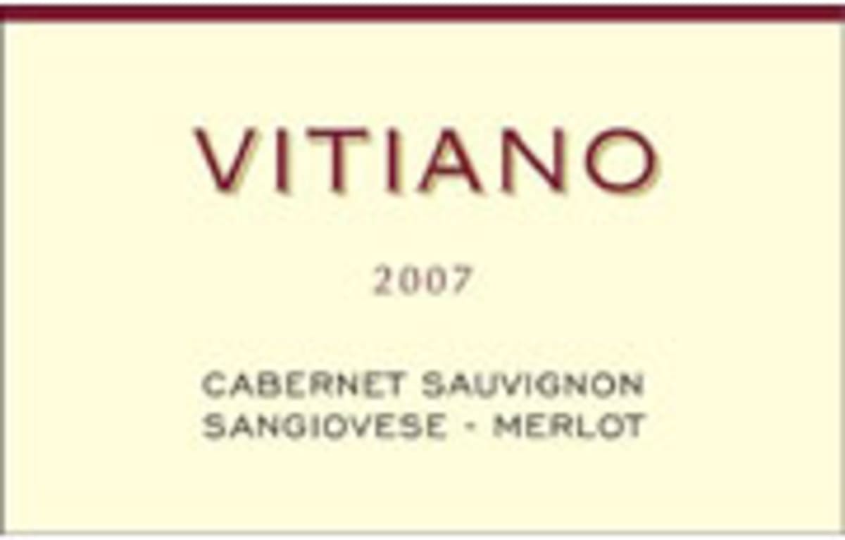 Falesco Vitiano Rosso 2007 Front Label