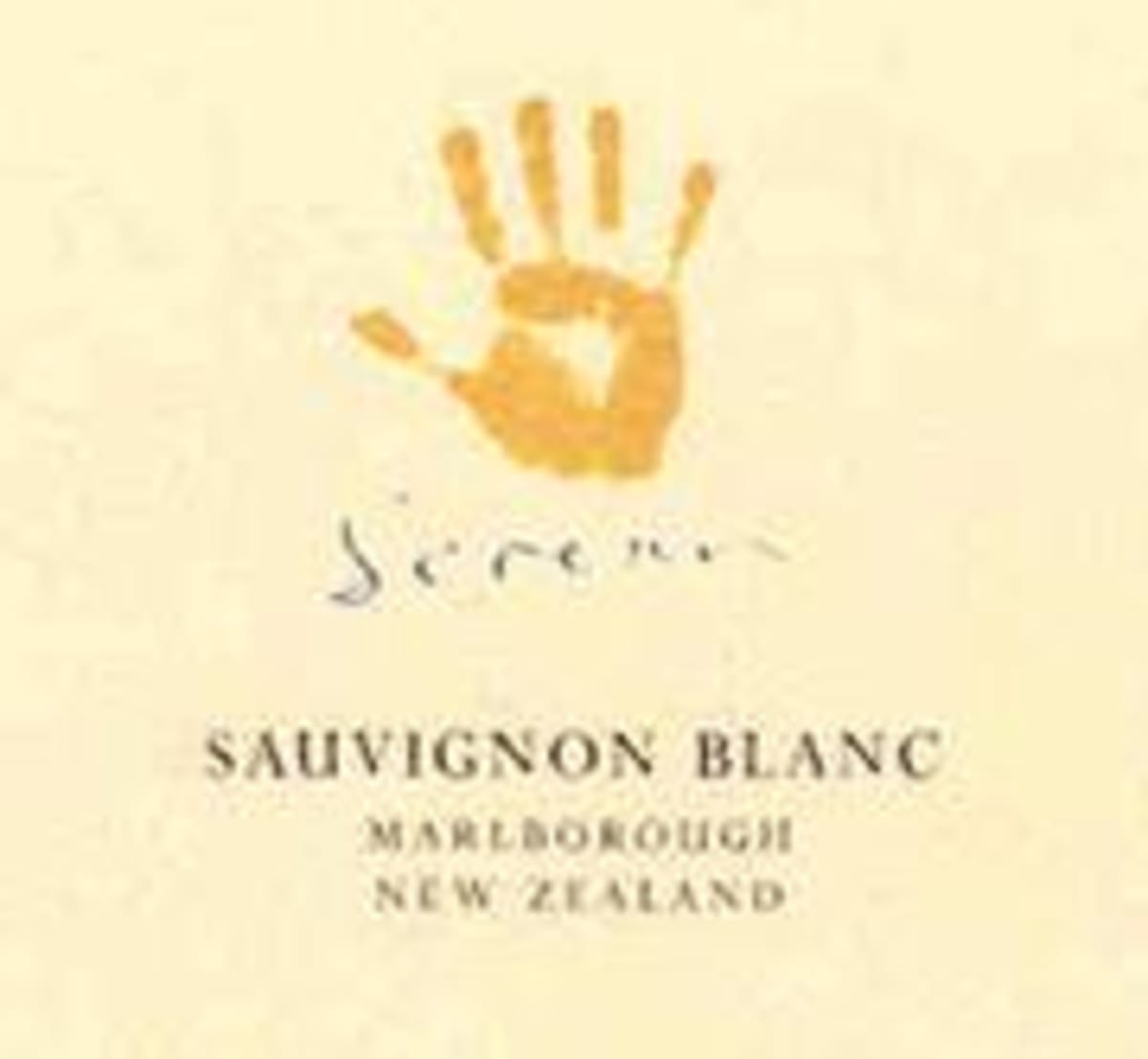 Seresin Sauvignon Blanc 1999 Front Label