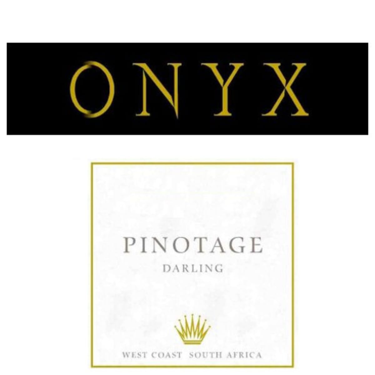 Onyx Pinotage 2005 Front Label