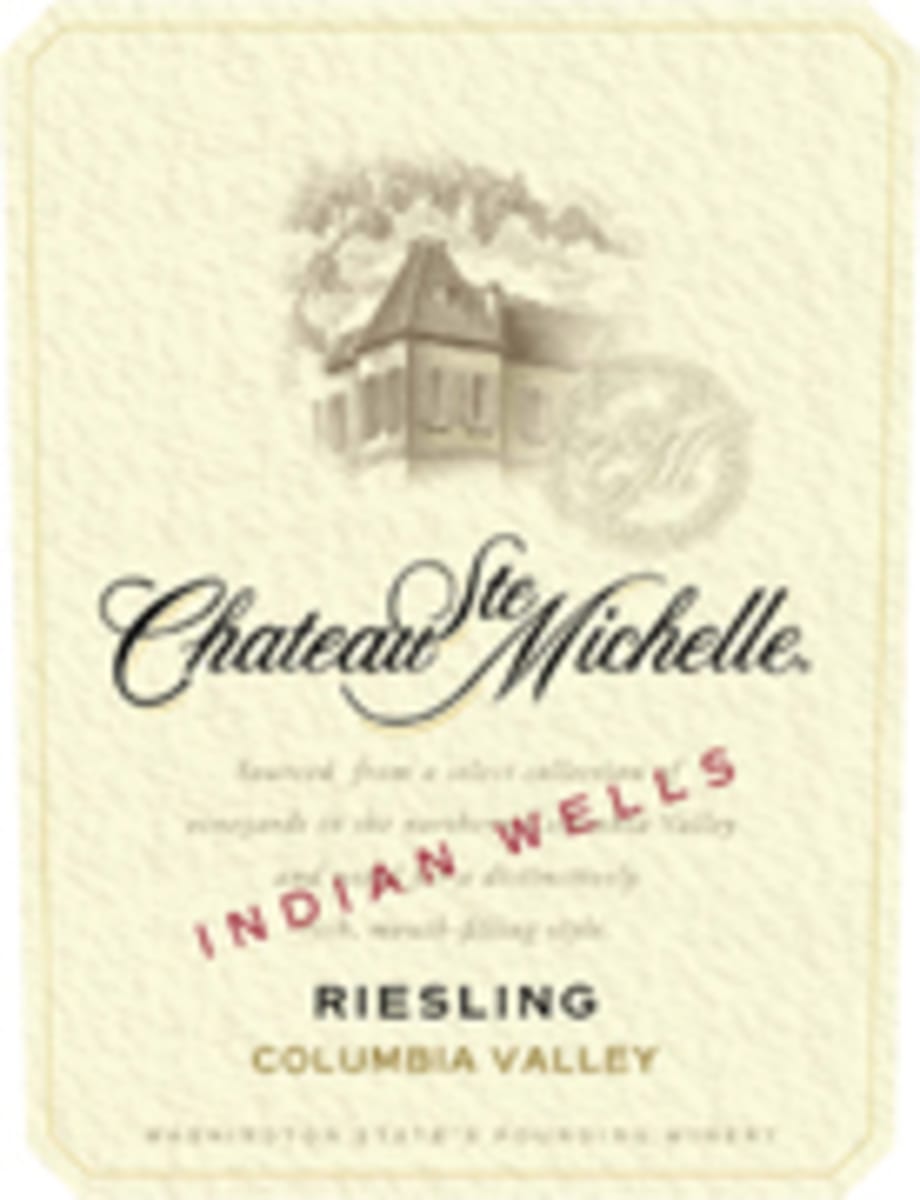 Chateau Ste. Michelle Indian Wells Riesling 2007 Front Label