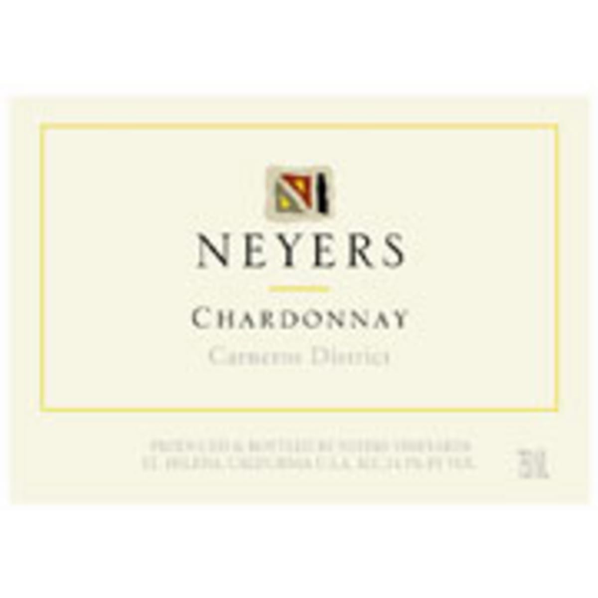 Neyers Carneros Chardonnay 2008 Front Label