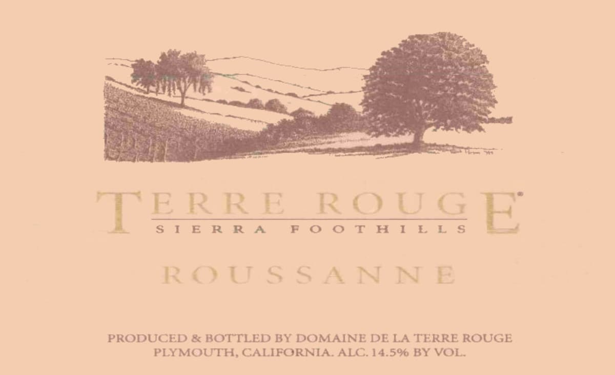 Terre Rouge Roussanne 2006  Front Label