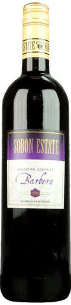 Sobon Estate Barbera 2017  Front Bottle Shot