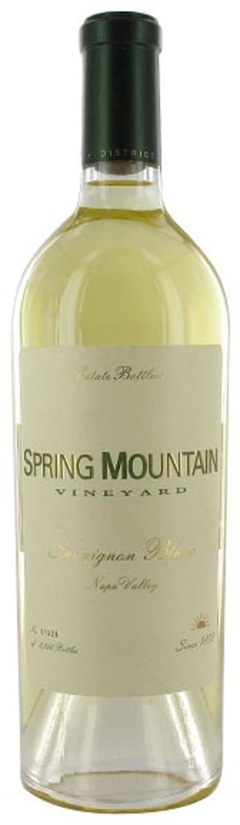 Spring Mountain Vineyard Sauvignon Blanc 2014 Front Bottle Shot