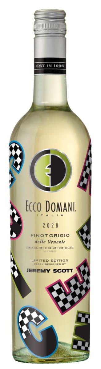 Ecco Domani Pinot Grigio Designer Label 2020 Wine
