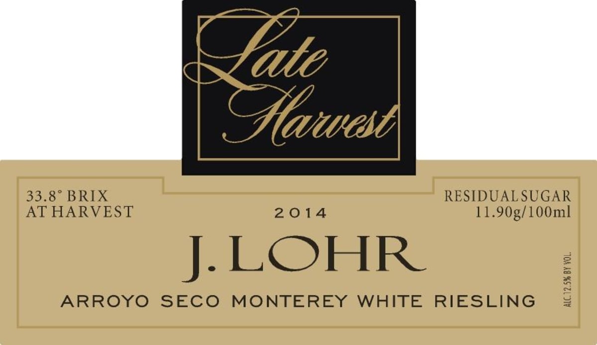 J. Lohr Late Harvest White Riesling 2014 | Wine.com