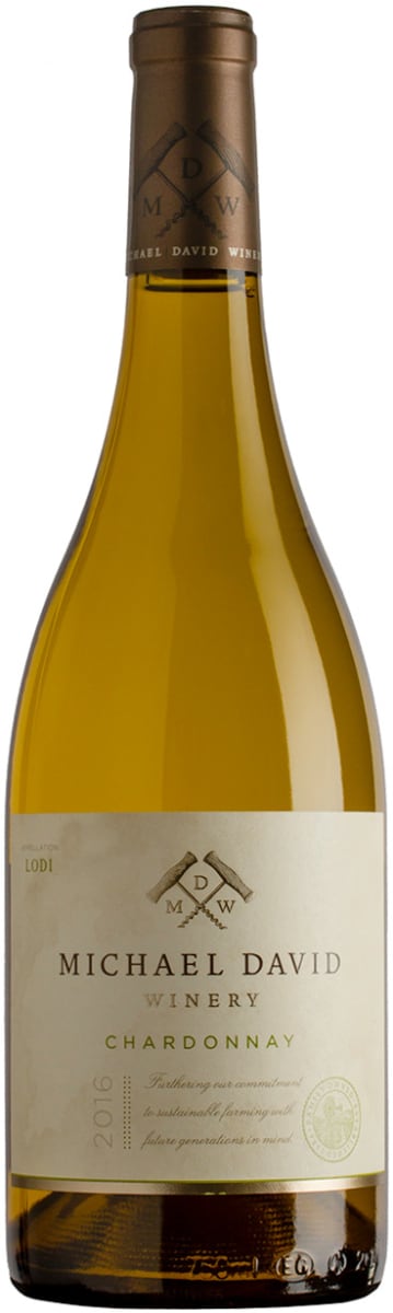 Michael David Winery Chardonnay 2016 Front Bottle Shot