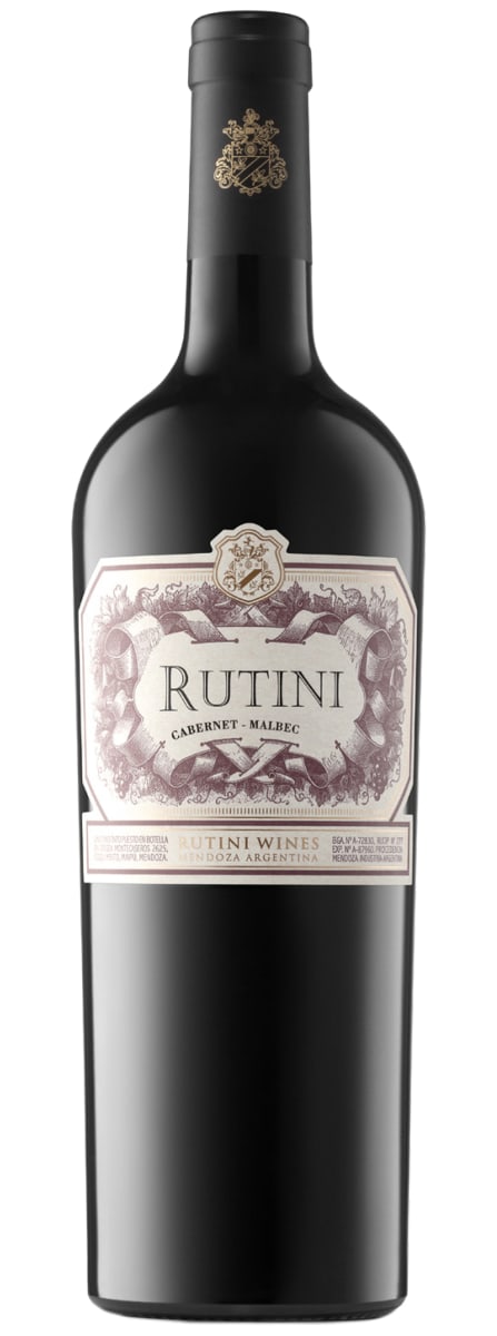 Rutini Cabernet-Malbec 2019  Front Bottle Shot