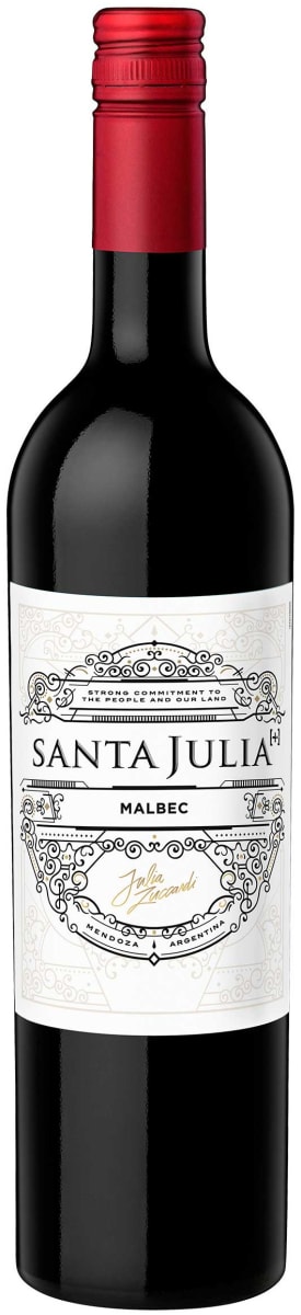 Santa Julia Plus Malbec 2017 Front Bottle Shot