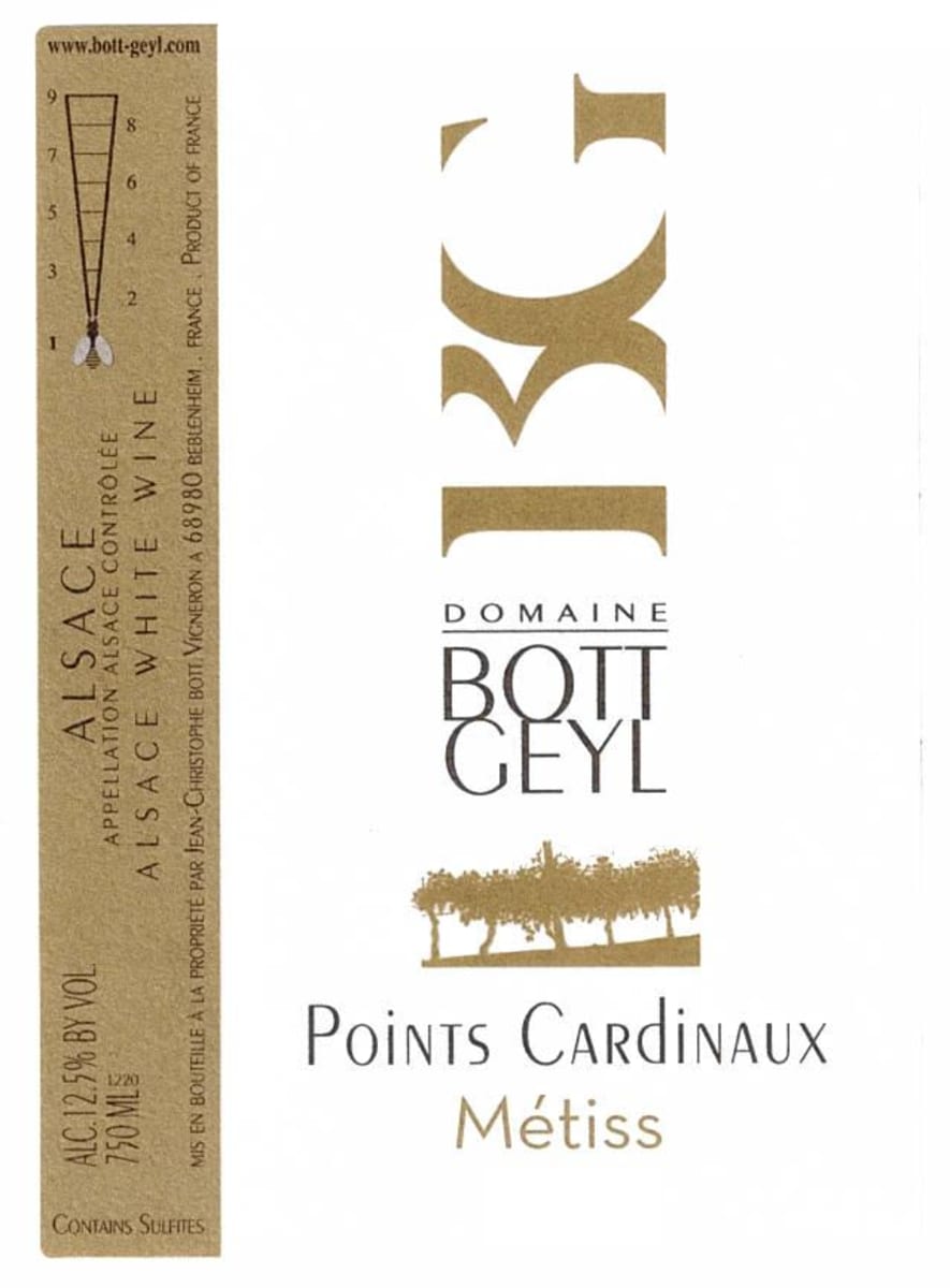 Bott-Geyl Points Cardinaux Metiss 2014  Front Label