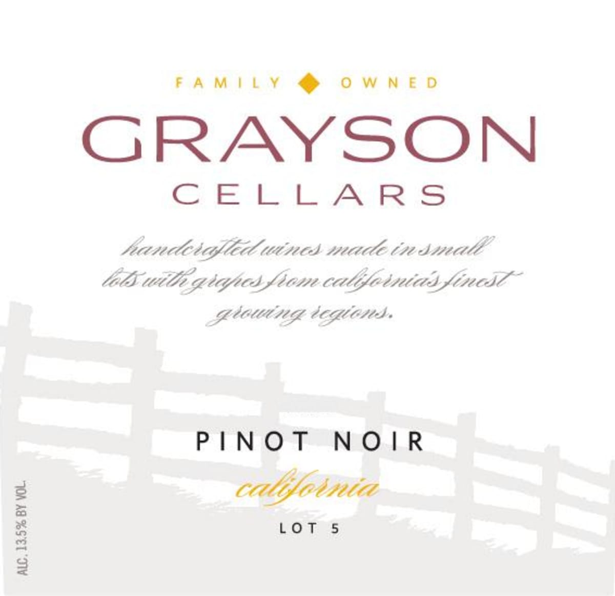 Grayson Cellars Lot 5 Pinot Noir 2019