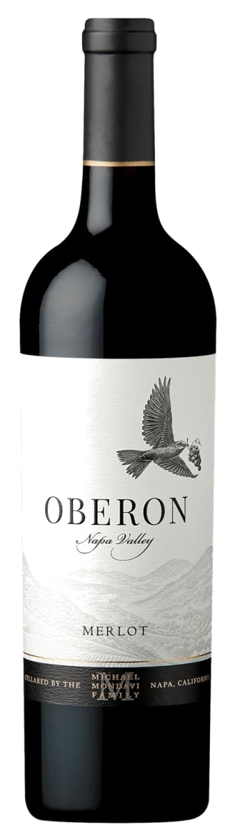 Oberon Merlot 2020  Front Bottle Shot