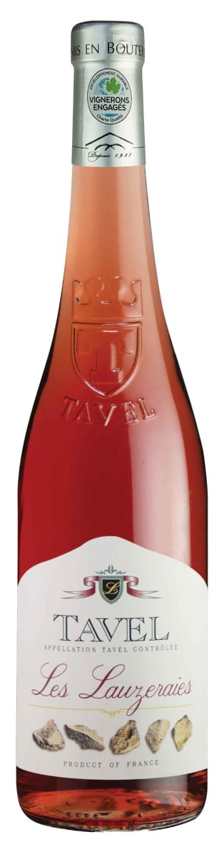 Les Lauzeraies Tavel Rose 2021  Front Bottle Shot