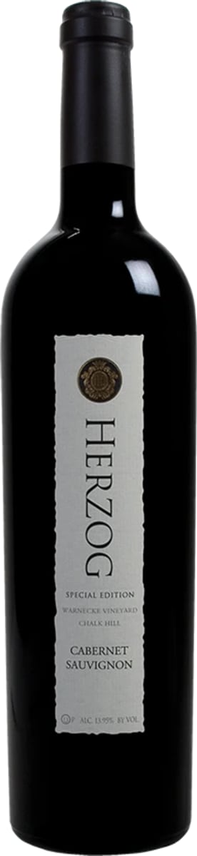 Herzog Wine Cellars Special Edition Warnecke Vineyard Cabernet Sauvignon 2003  Front Bottle Shot