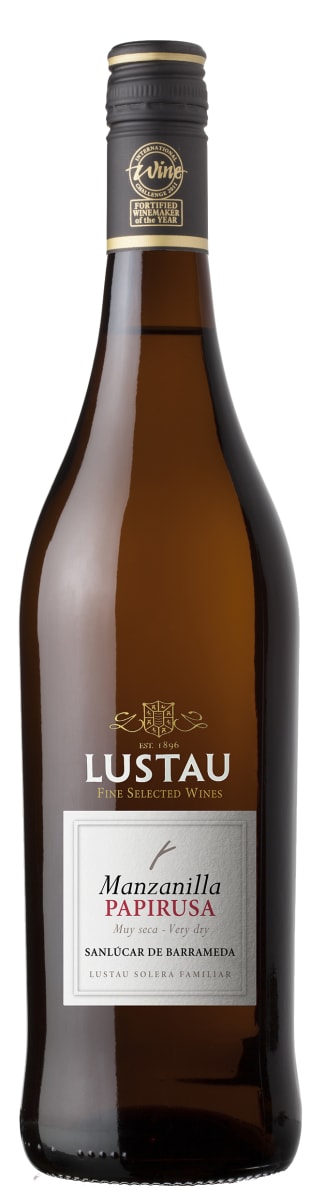 Lustau Papirusa Manzanilla Sherry  Front Bottle Shot