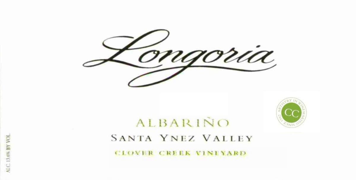 Longoria Albarino 2006  Front Label