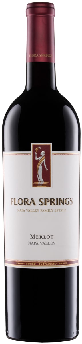 Flora Springs Napa Valley Merlot 2016  Front Bottle Shot