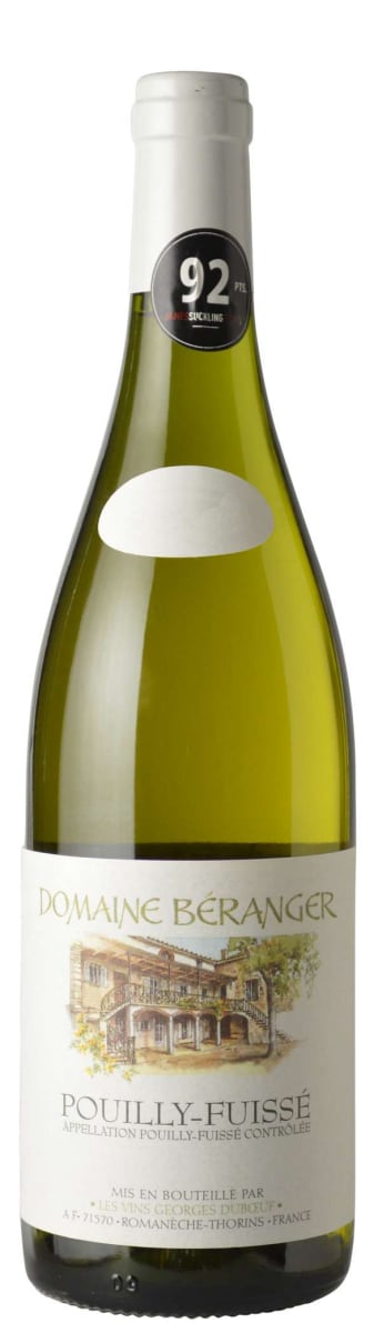 Duboeuf Domaine Beranger Pouilly-Fuisse 2019  Front Bottle Shot