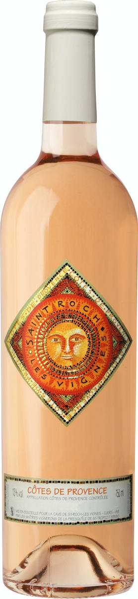 Saint Roch Les Vignes Cotes de Provence Rose 2021  Front Bottle Shot