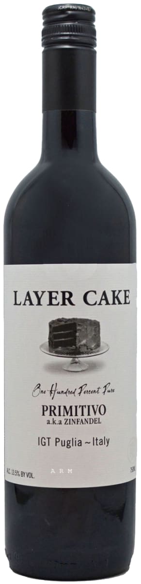 Layer Cake Primitivo aka Zinfandel 2017  Front Bottle Shot