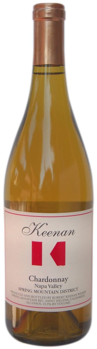 Keenan Chardonnay 2017  Front Bottle Shot