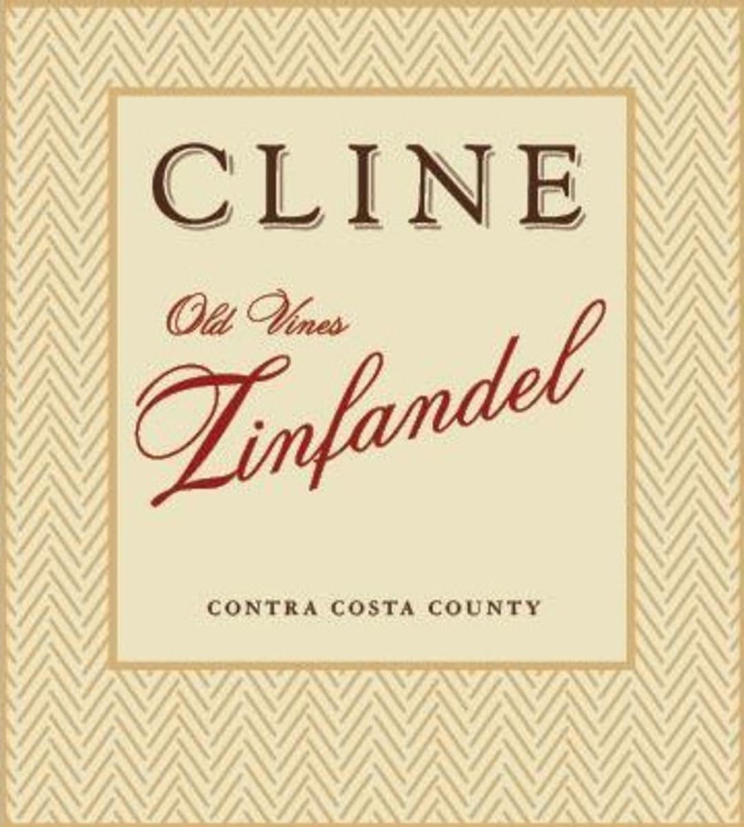 Cline Old Vines Zinfandel 2015  Front Label