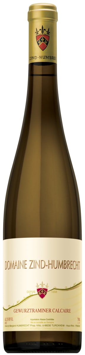 Zind-Humbrecht Calcaire Gewurztraminer 2015 Front Bottle Shot