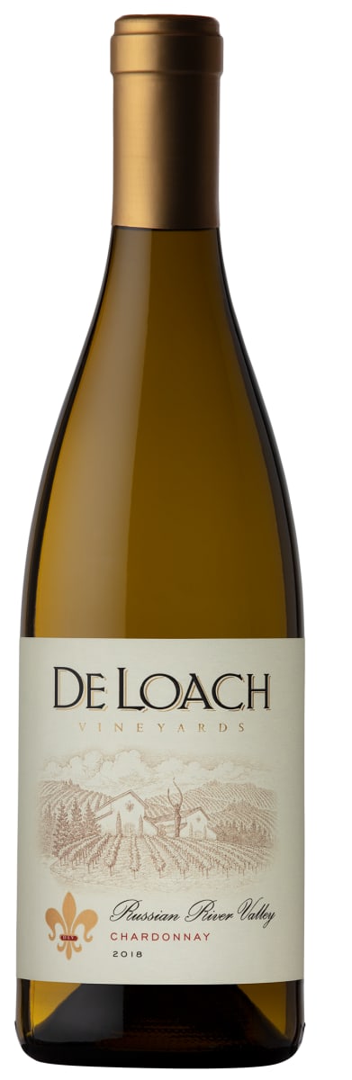 DeLoach Russian River Chardonnay 2018  Front Bottle Shot