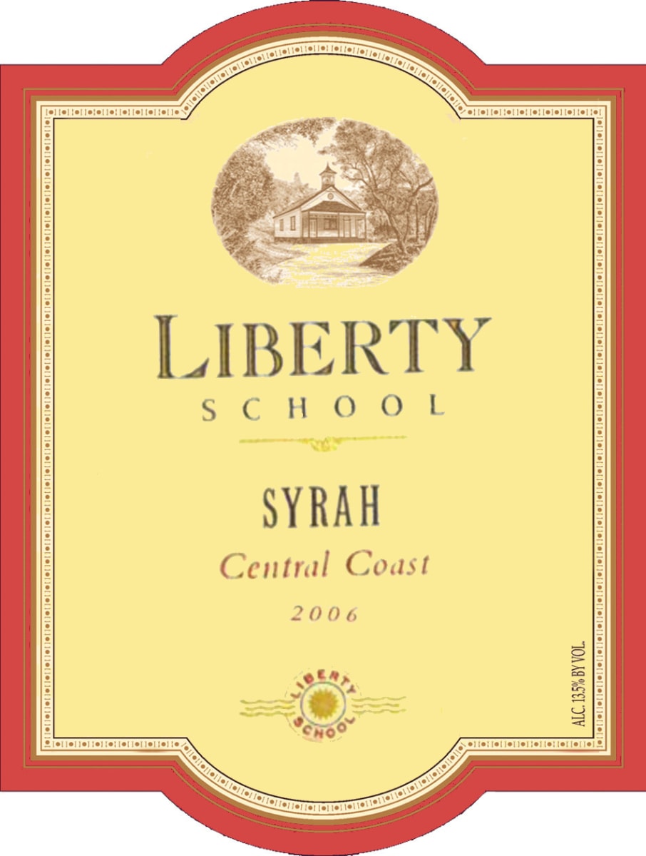 Liberty School Syrah 2006 Front Label